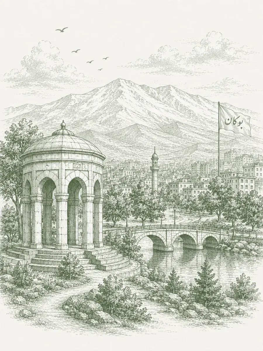 تصویرسازی شهر بوکان