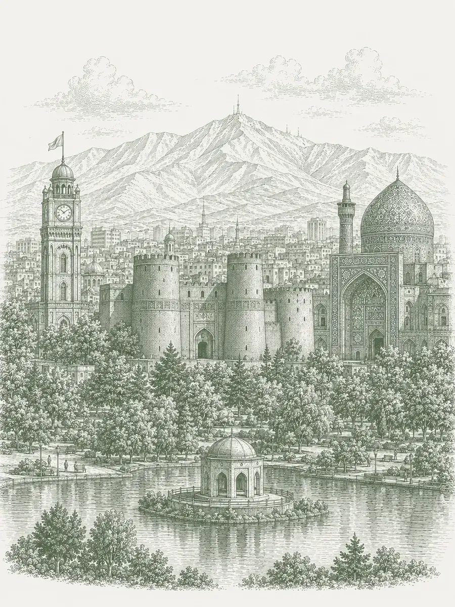 تصویرسازی شهر تبریز